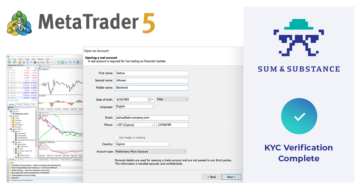 trading broker verification