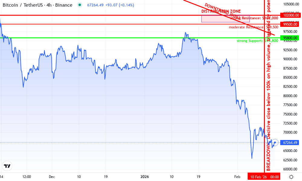 Bitcoin Technical Chart by Olivia Chen