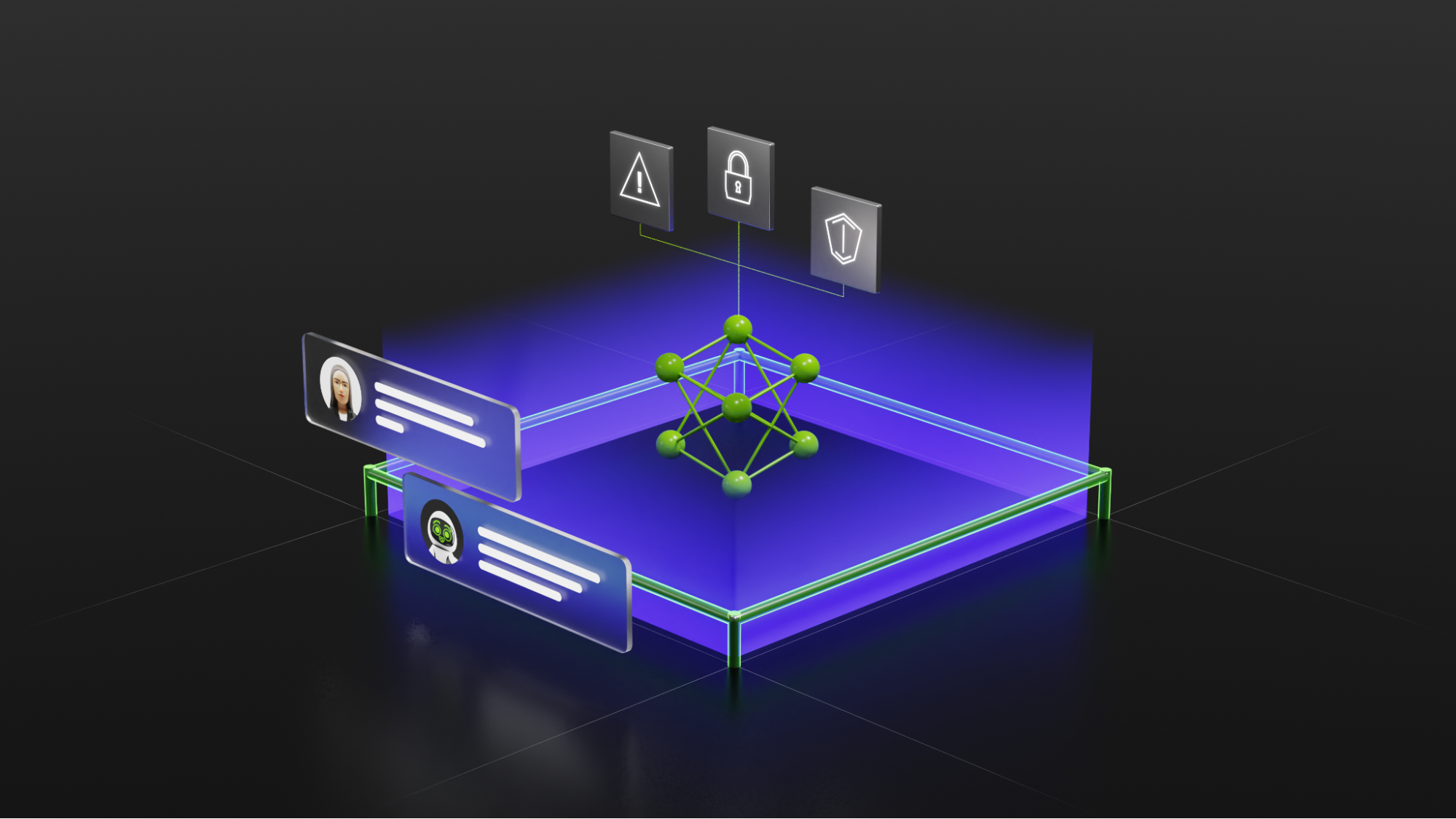 prompt injection attack on AI agent diagram